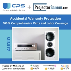 4 Year Extended Warranty with Accidental Damage Protection and In Home Service for Audio Products under $2,500 