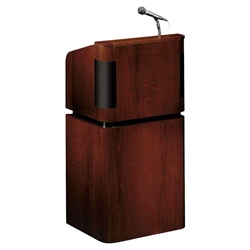 VENEER CONTEMPORARY TABLE LECTERN WITH SOUND AND BASE 