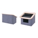 Sound-Craft CTLO-Onyx Convention Series Tabletop Lectern with Onyx Carpet and Natural Oak Wood Trim - Sound-Craft-CTLO-Onyx