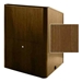 Sound-Craft MMR36V-Natural Sapele Instructor LG Series 48"H x 36"W Multimedia Lectern with Natural Sapele Wood Veneer - Sound-Craft-MMR36V-Natural-Sapele