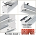 Draper 139043EC Access/Series E 189 diag. (100x160)-Widescreen [16:10]-Contrast Grey XH800E 0.8 Gain - Draper-139043EC