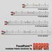 Draper 385100 FocalPoint (black) 270 diag. (162x216) - Video [4:3] - CineFlex CH1200V 1.2 Gain - Draper-385100