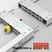 Draper 383490 StageScreen (Black) 300 diag. (180x240) - Video [4:3] - Matt White XT1000V 1.0 Gain - Draper-383490