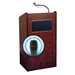 The Aristocrat Sound Lectern (Sound, Mahogany) with handheld Wireless mic - OKS-6010-MY/LWM-5