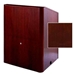 Sound-Craft MMR36V-Dark Cherry Stained Oak Instructor LG Series 48"H x 36"W Multimedia Lectern with Dark Cherry Stained Oak Wood Veneer - Sound-Craft-MMR36V-Dark-Cherry-Stained-Oak