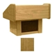 Sound-Craft TCY Club Series 17"H Portable Tabletop Lectern with Natural Cherry Finish - Sound-Craft-TCY