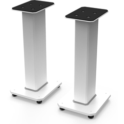 Kanto Living SX Series 22" Fillable Floor Speaker Stands (Pair, White) 
