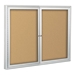 Best-Rite 94PC2-I Indoor Enclosed Bulletin Board Cabinet - BestRite-94PC2-I